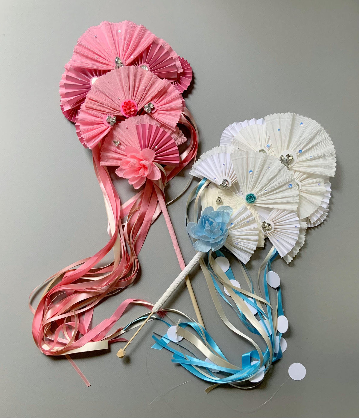Wedding Fan-Bridal Fan-Wedding Bouquet-Lolita Accessory-Paper Flowers-Custom Bouquet
