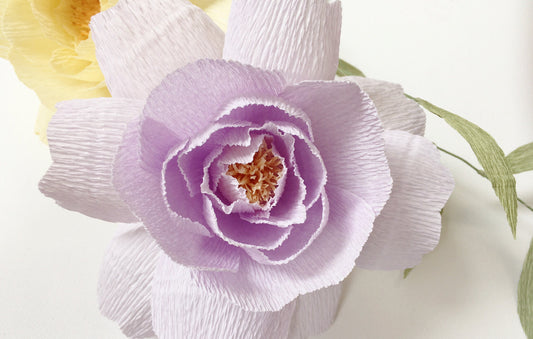 Crepe Paper Flowers-Single Stems-Wedding Bouquet-Home Decor-Anniversary Bouquet