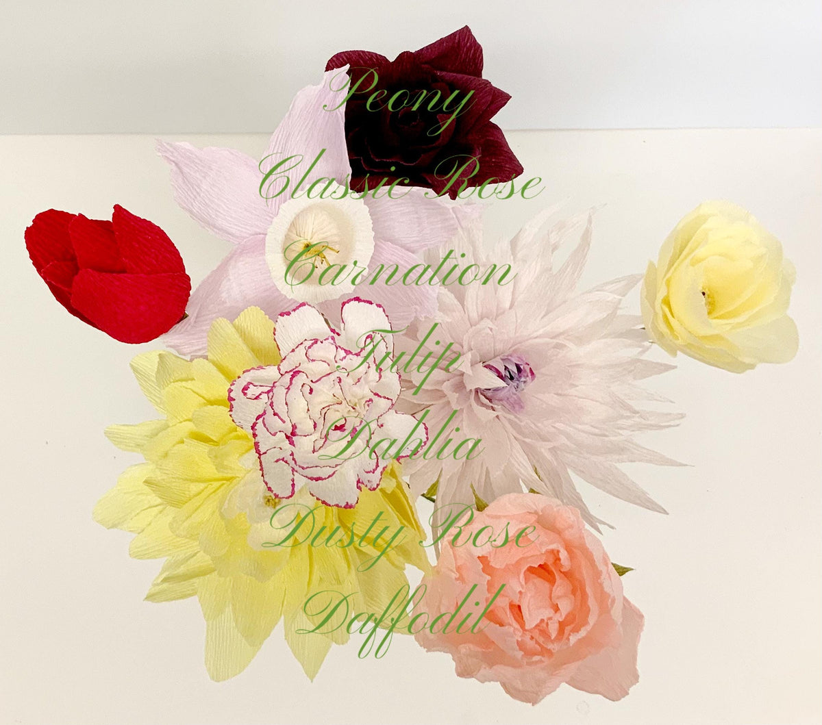 Fake Wedding Cake-Faux Wedding Cake-Crepe Paper Flowers-Money Cake-Currency Cake