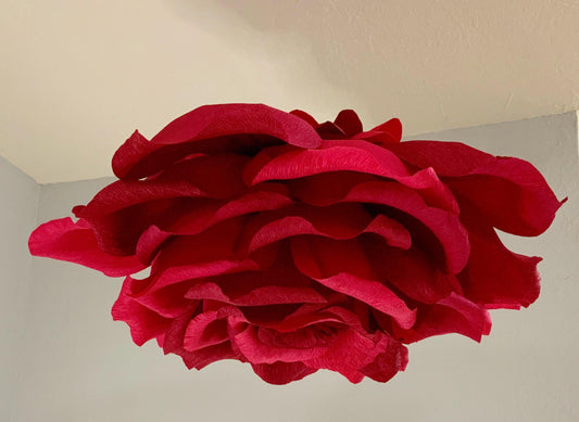Giant Paper Peony-Giant Rose -Giant Wall Flower-Flower Chandelier-Paper Roses-Paper FLowers-Wedding Decorations-Party Decor