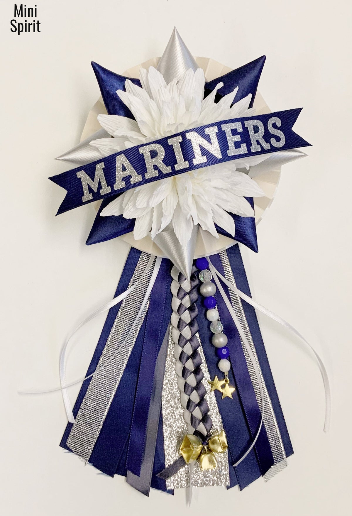 Custom School Spirit Mum Pin – Homecoming Corsage
