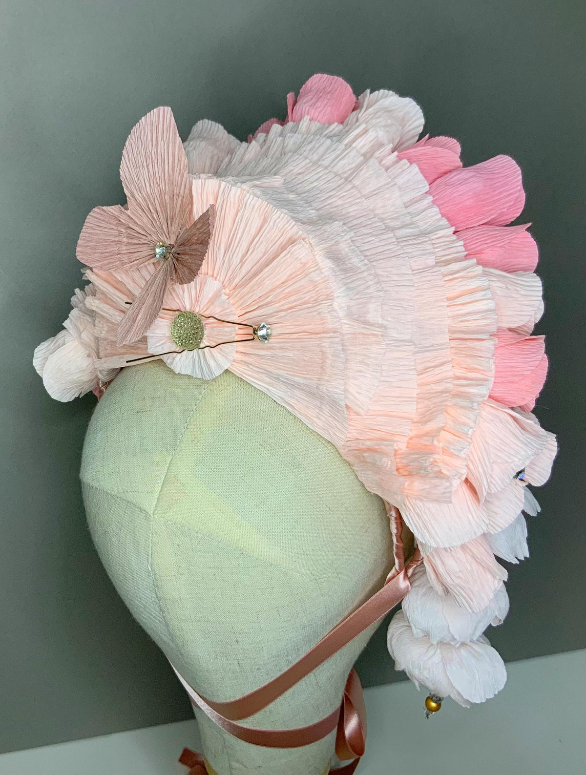 Bridgerton Insipired Headpiece-Kentucky Derby Fascinator-Fascinator-Flower Headband-Wedding Tiara-Bridal Crown-Flower Crown