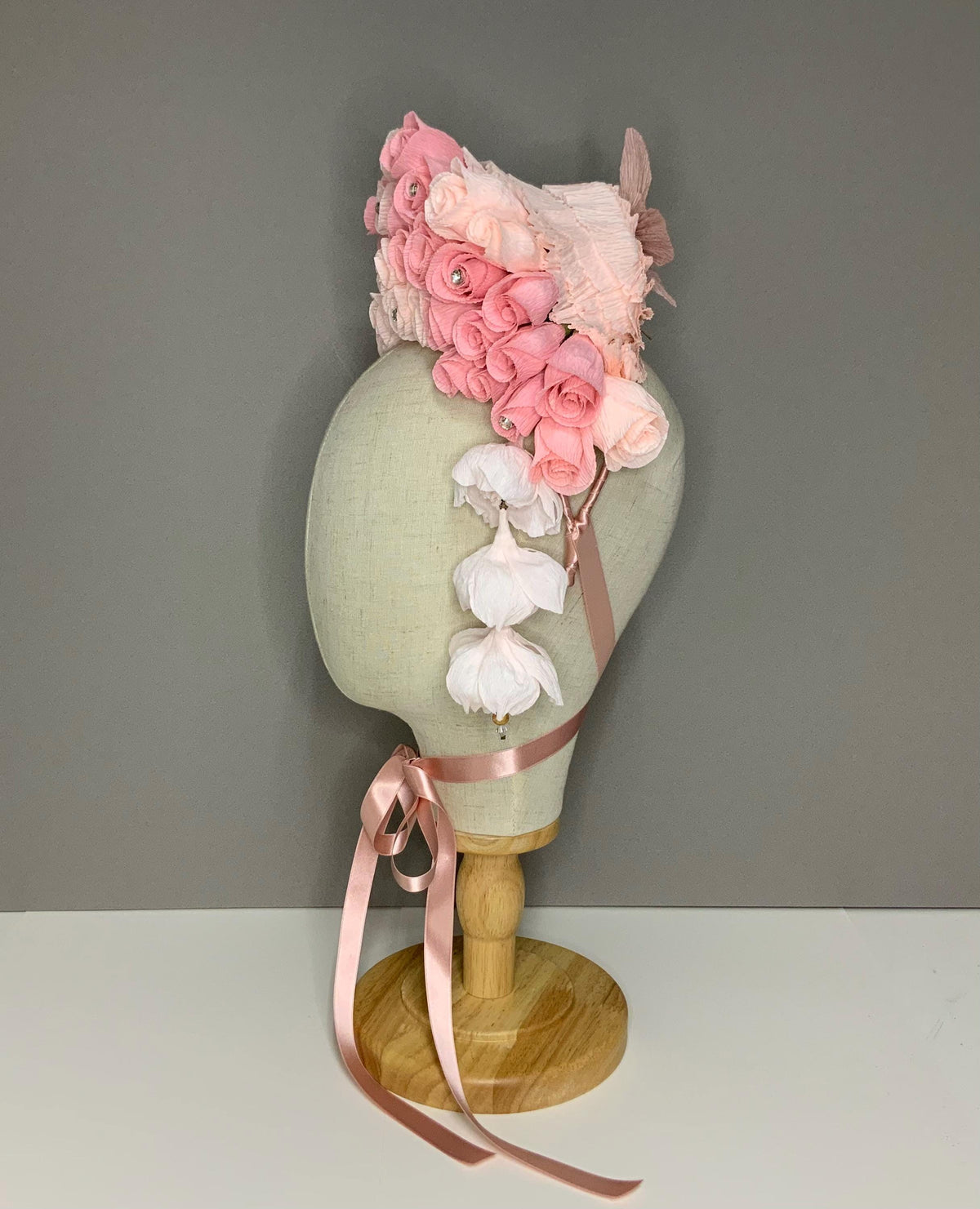 Bridgerton Insipired Headpiece-Kentucky Derby Fascinator-Fascinator-Flower Headband-Wedding Tiara-Bridal Crown-Flower Crown