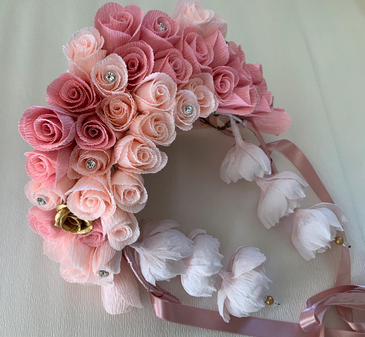 Bridgerton Insipired Headpiece-Kentucky Derby Fascinator-Fascinator-Flower Headband-Wedding Tiara-Bridal Crown-Flower Crown