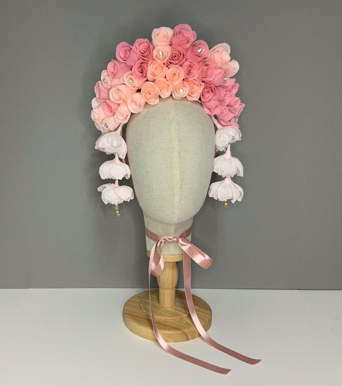 Bridgerton Insipired Headpiece-Kentucky Derby Fascinator-Fascinator-Flower Headband-Wedding Tiara-Bridal Crown-Flower Crown